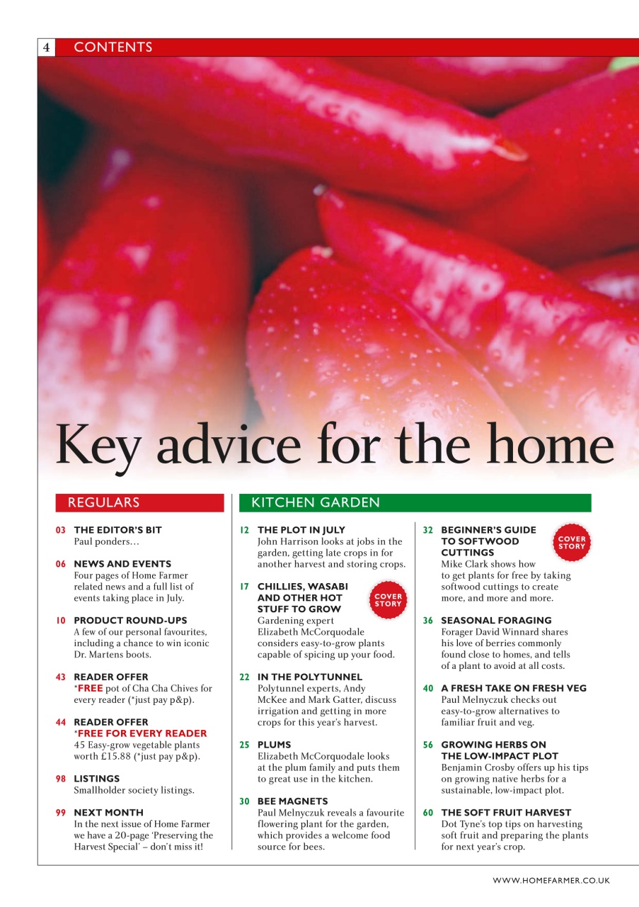 Home Farmer Magazine Preview Pages