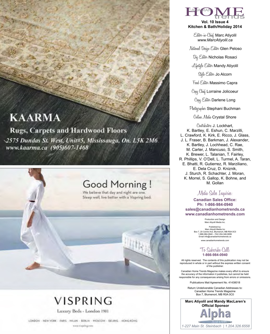 Canadian Home Trends Preview Pages