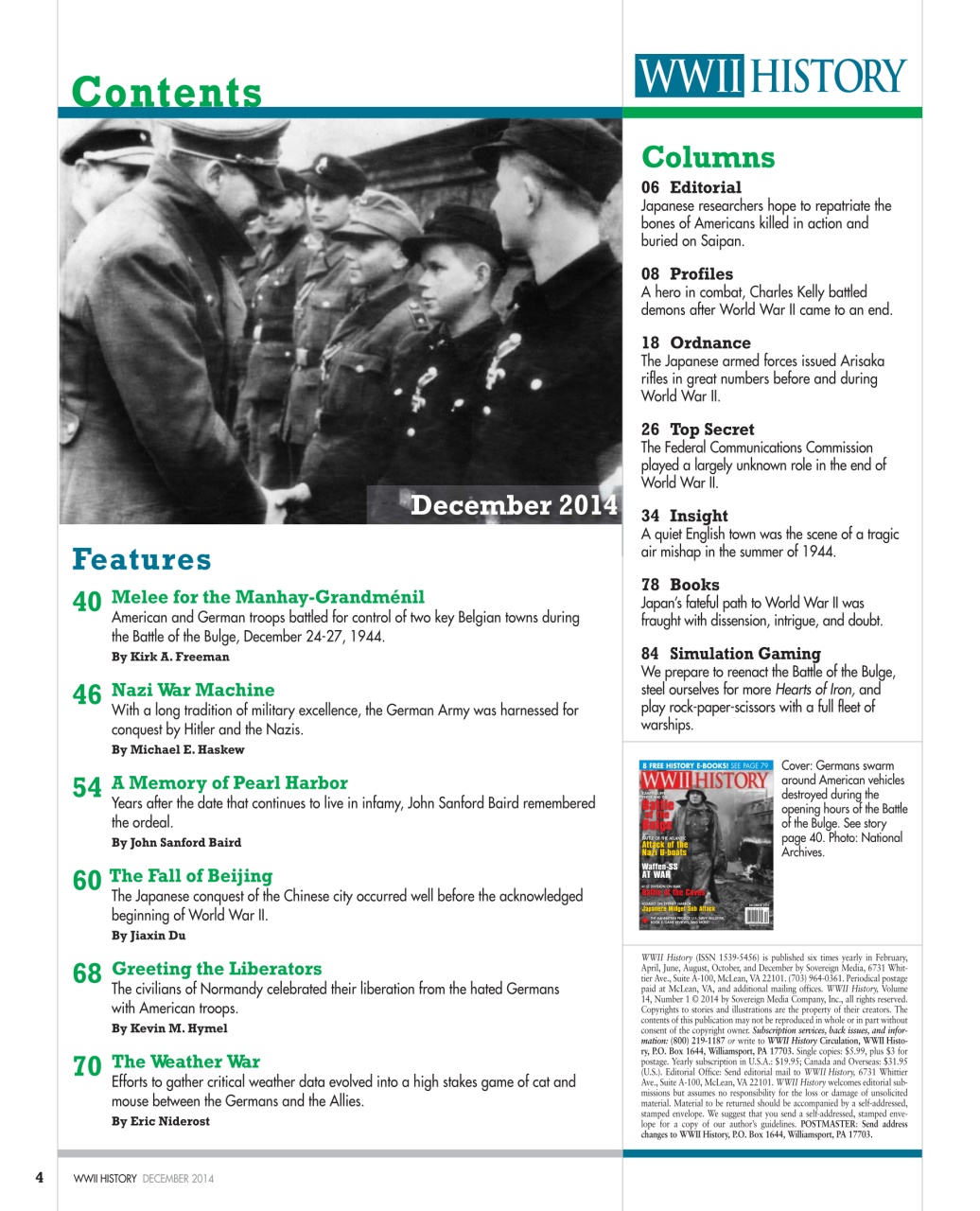 WW2 History Magazine Preview Pages