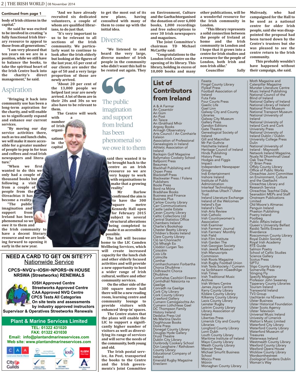 Irish World Preview Pages