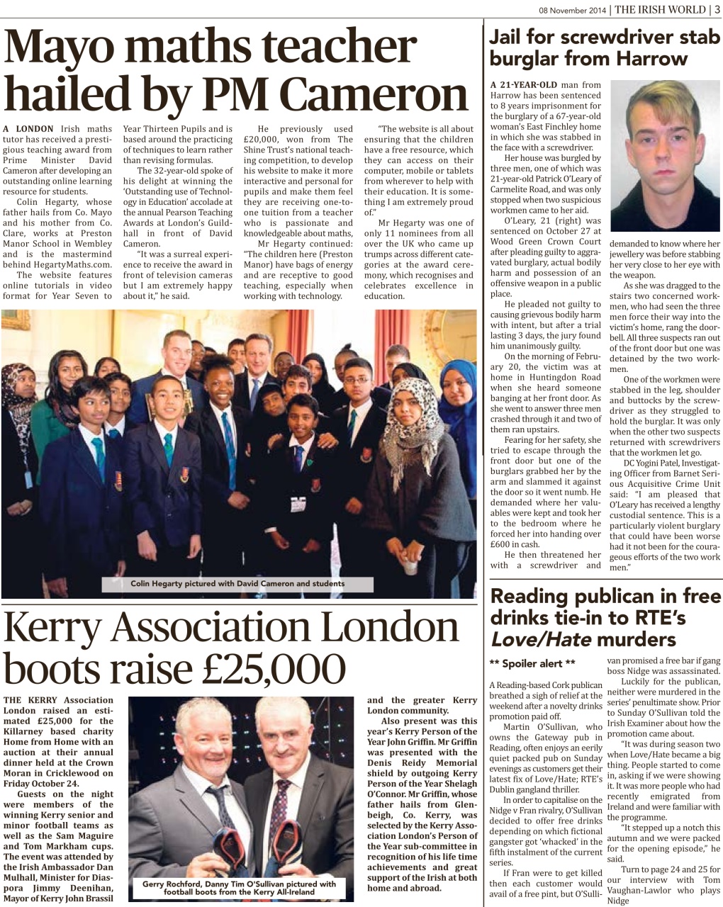 Irish World Preview Pages