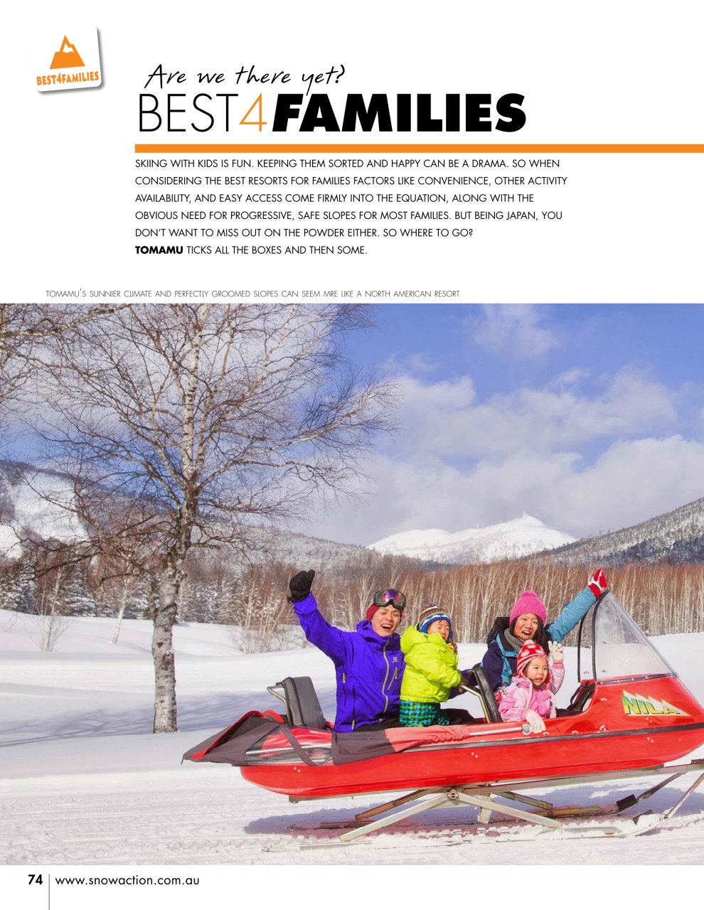 Snow Action Preview Pages