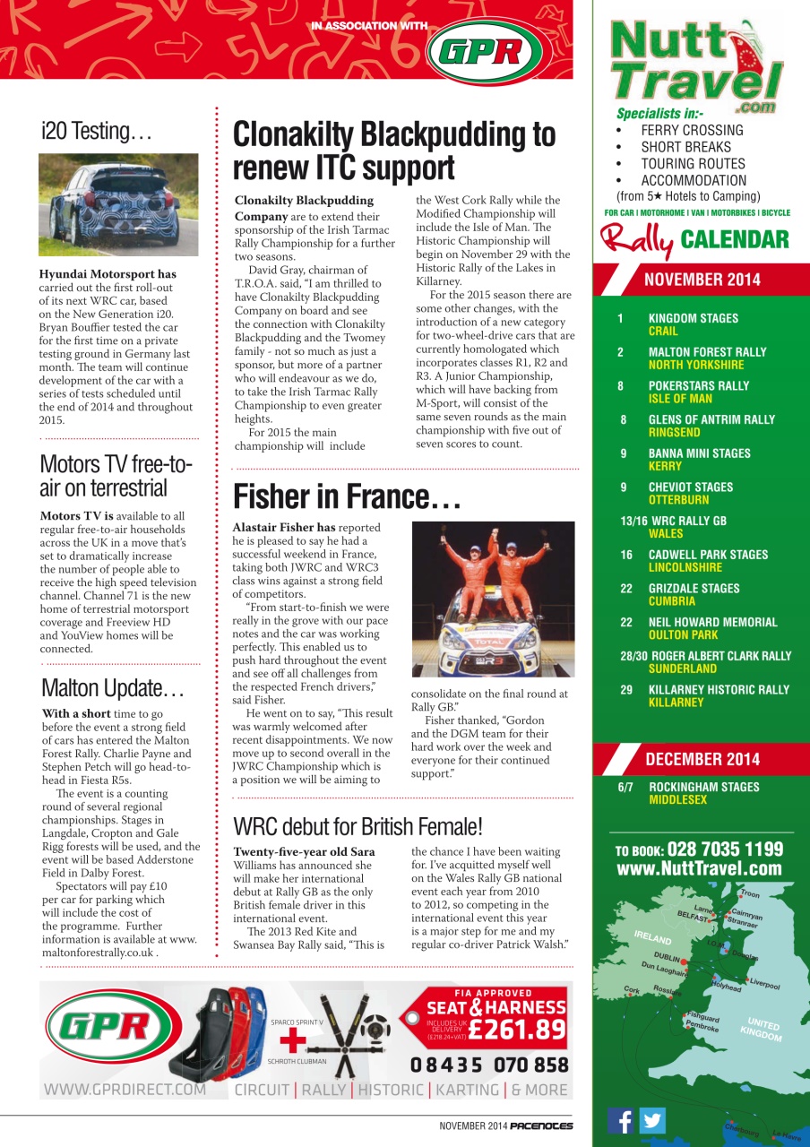 Pacenotes Rally magazine Preview Pages