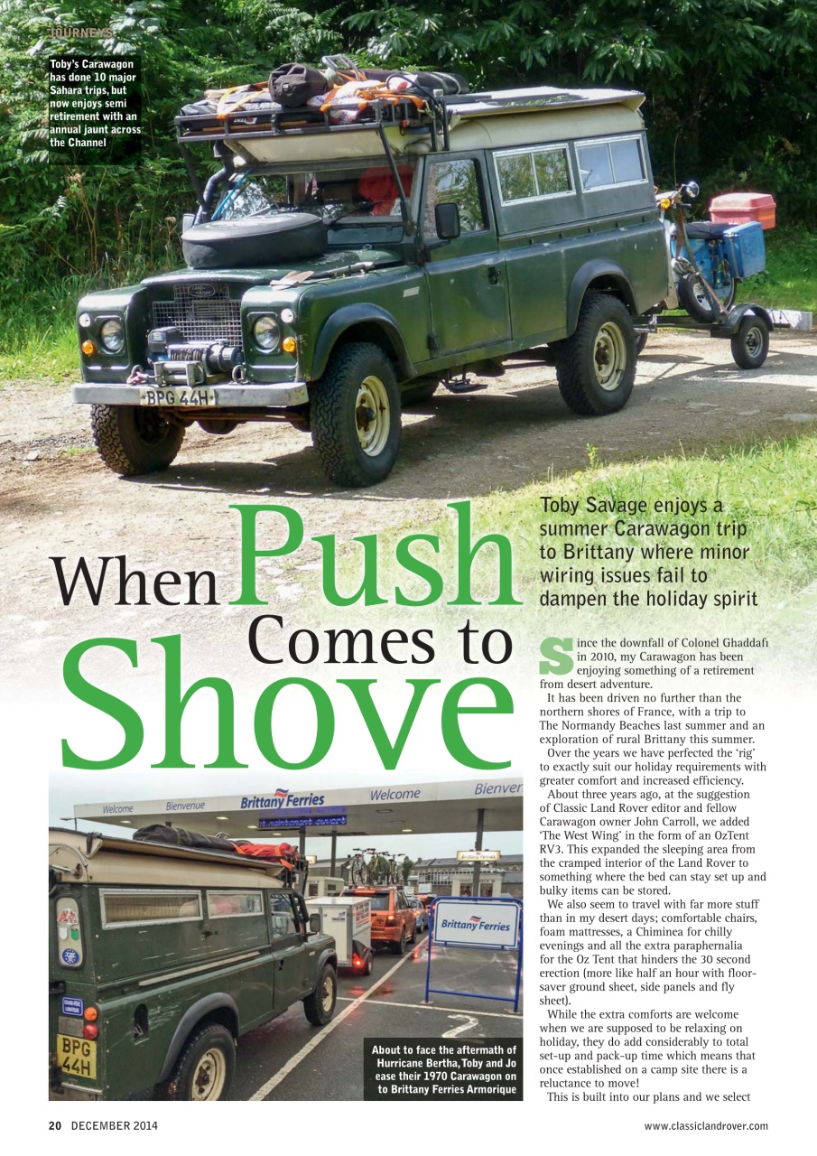 Classic Land Rover Magazine Preview Pages