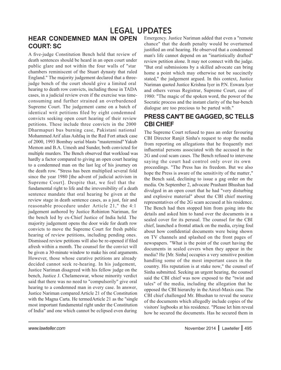 Lawteller – A Legal Awareness Magazine Preview Pages