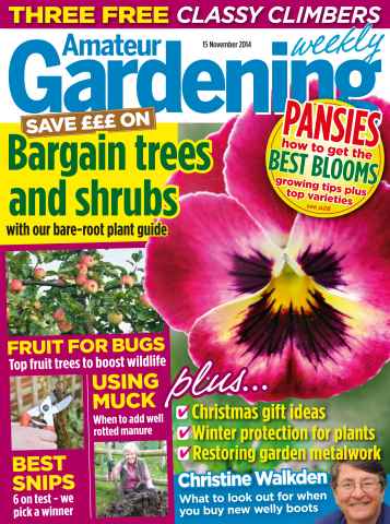 Amateur Gardening issue 15th November 2014