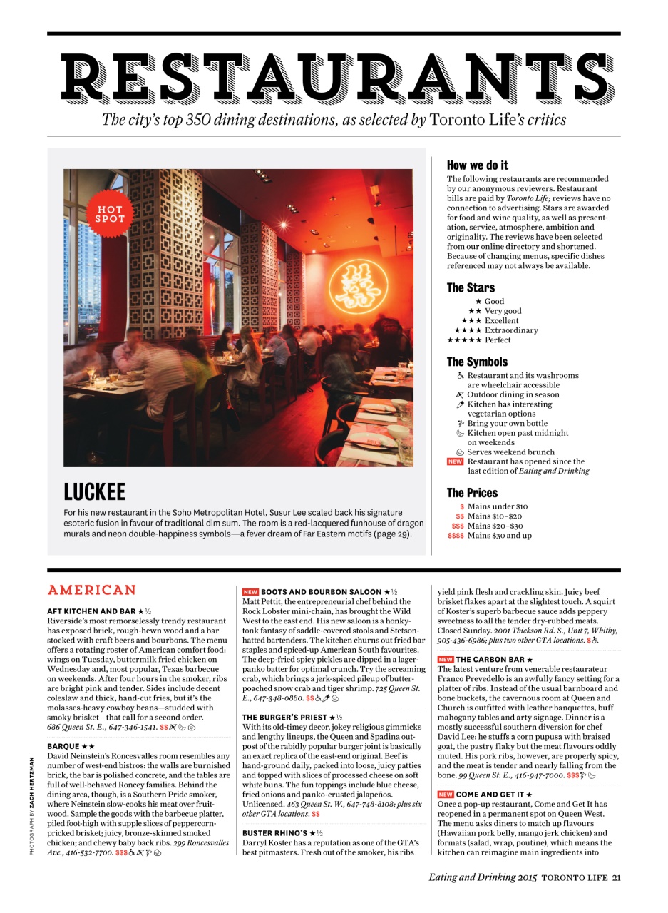 Toronto Life Preview Pages