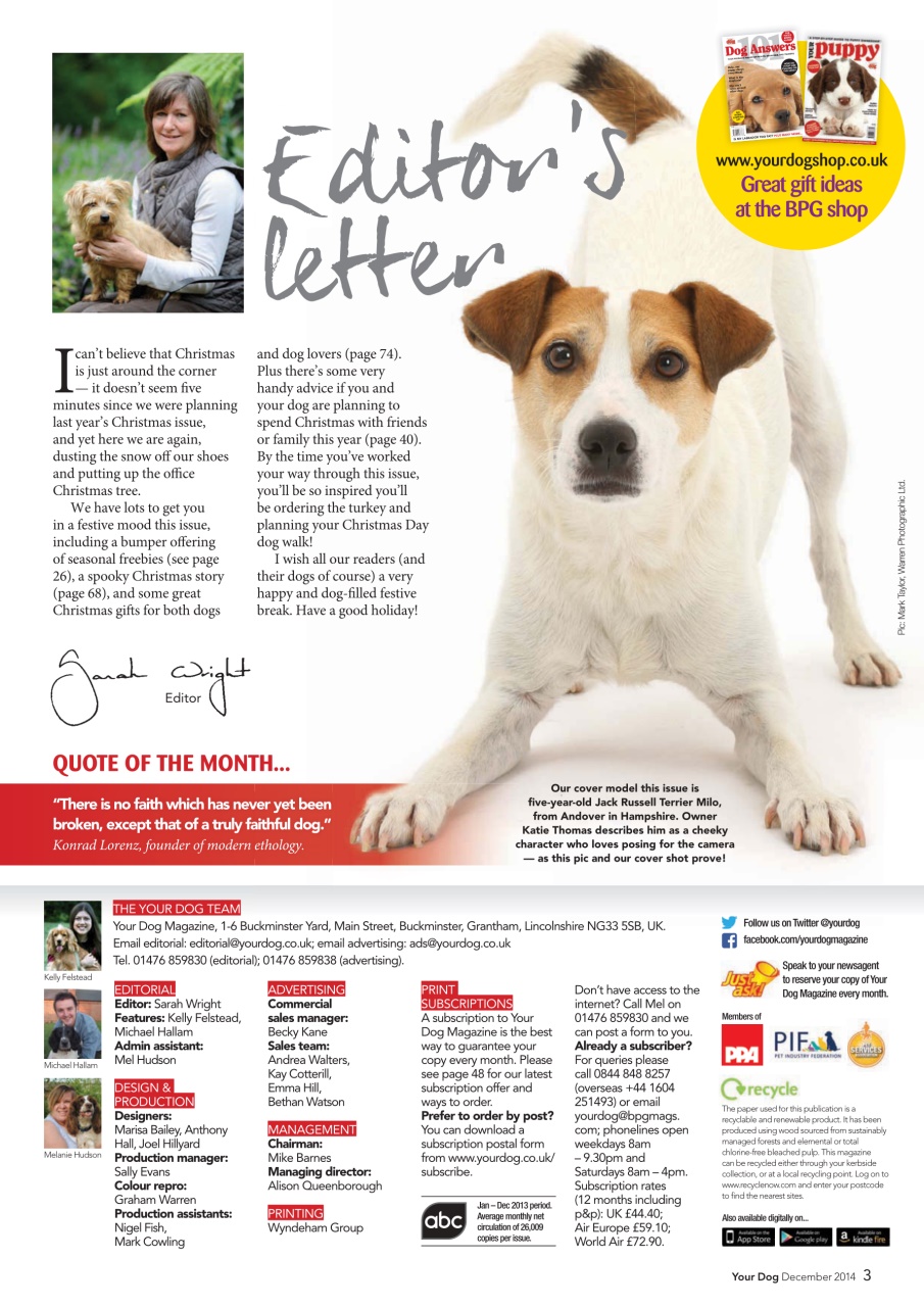 Your Dog Preview Pages