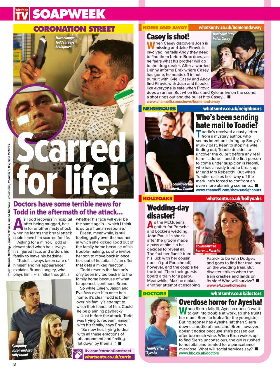 What's on TV Preview Pages