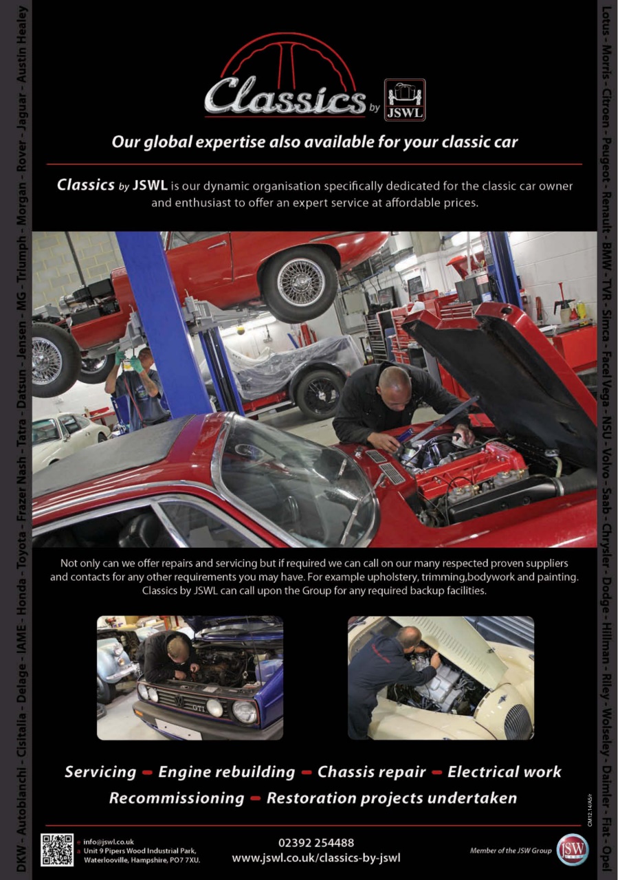 Classic Motoring Preview Pages