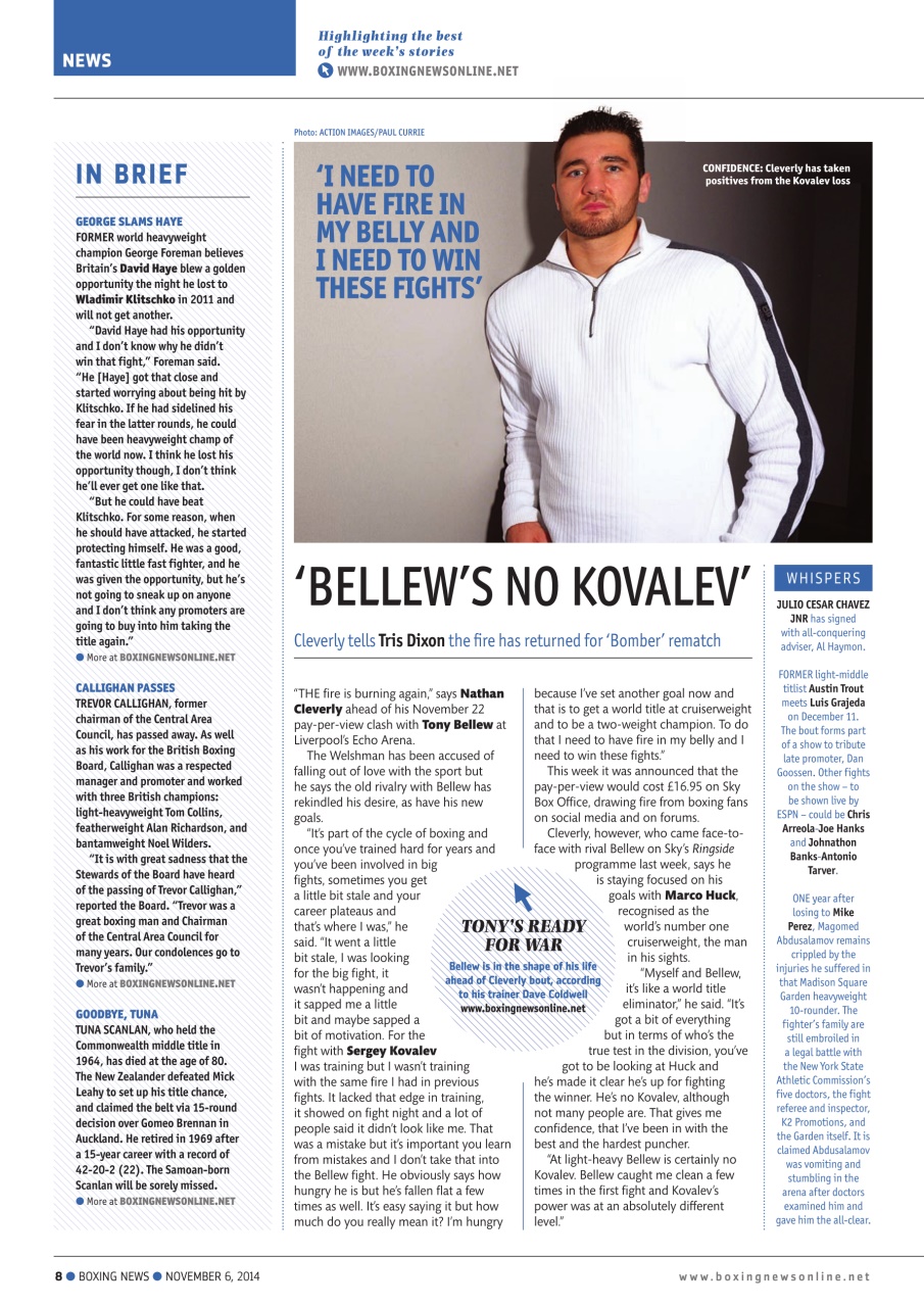 Boxing News Preview Pages