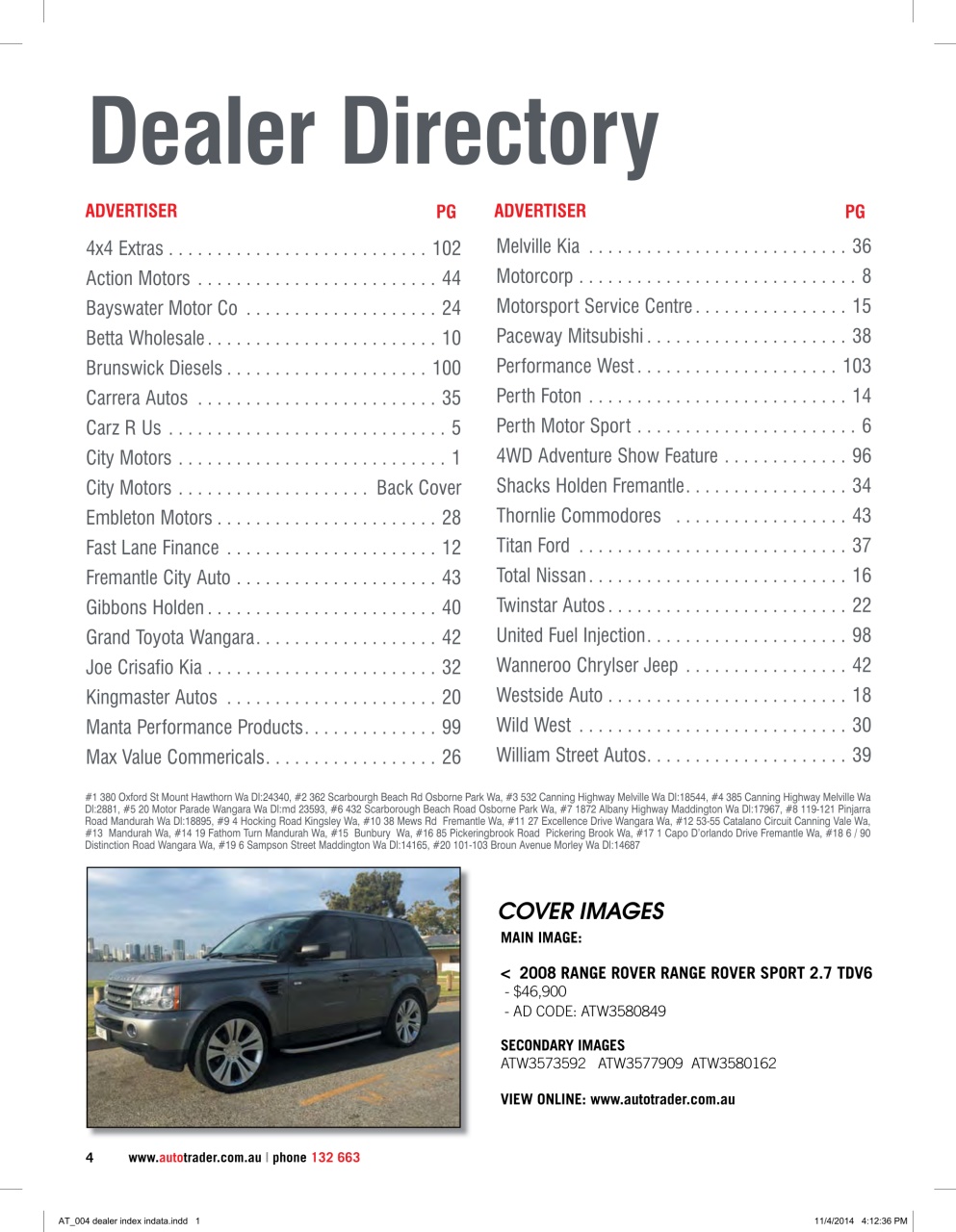 AutoTrader Preview Pages