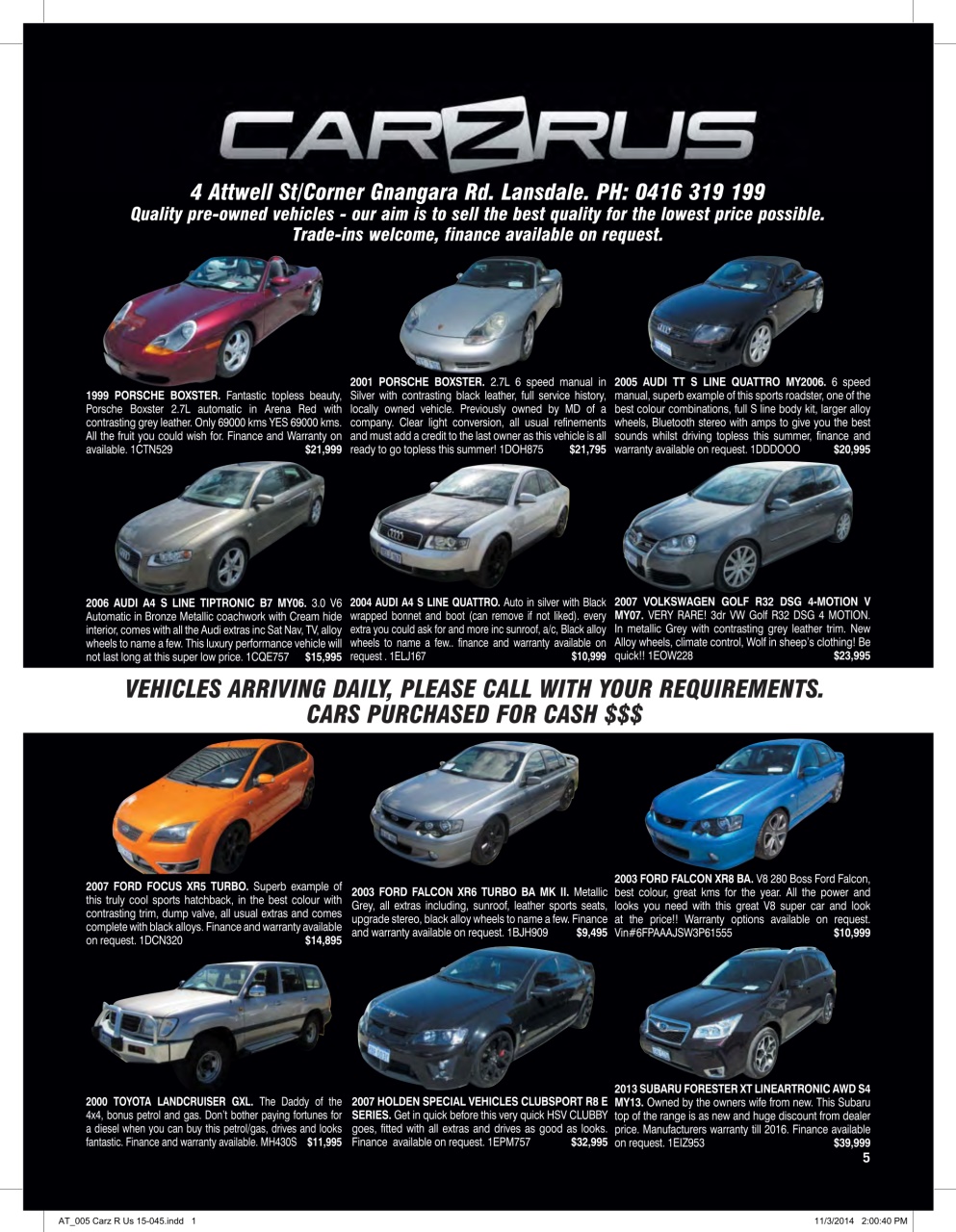 AutoTrader Preview Pages