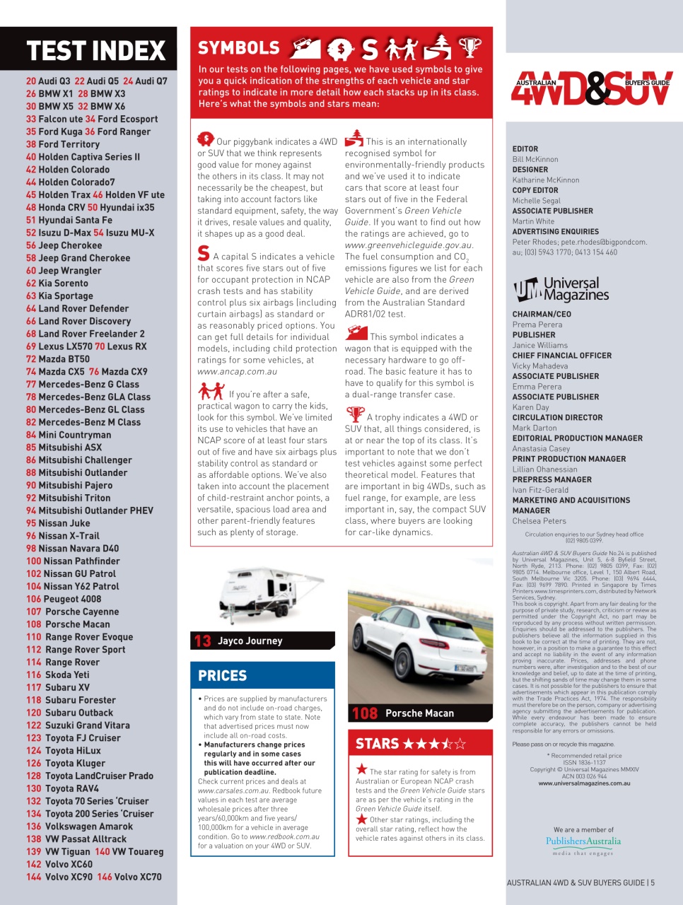 Australian 4WD and SUV Buyers Guide Preview Pages