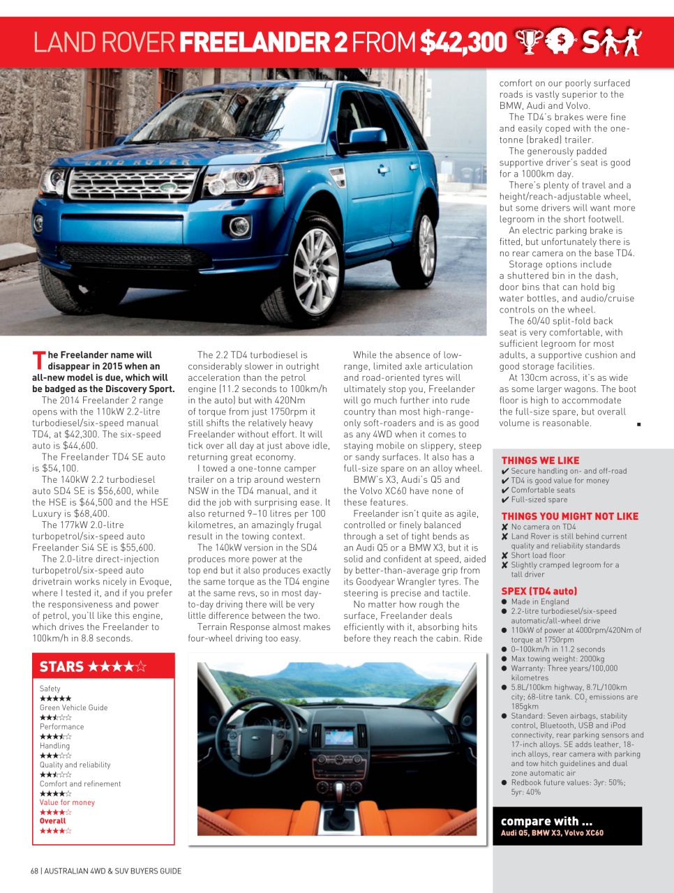Australian 4WD and SUV Buyers Guide Preview Pages