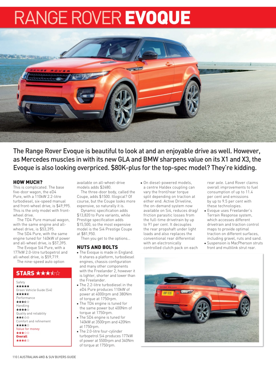 Australian 4WD and SUV Buyers Guide Preview Pages