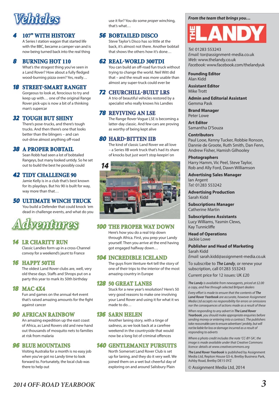 Overlander 4X4 Preview Pages