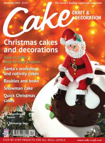 Cake Decoration & Sugarcraft Magazine issue December 2013