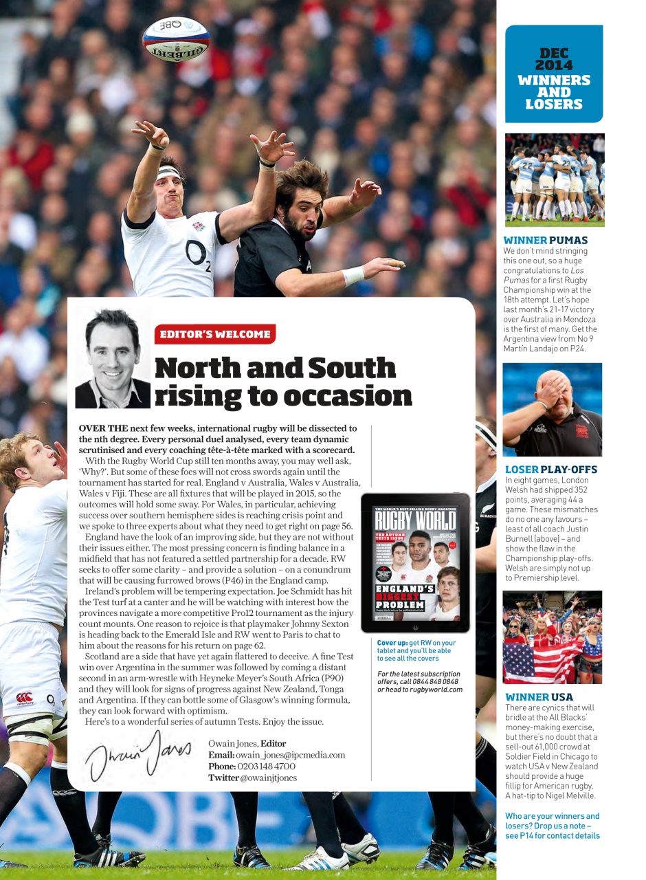 Rugby World Preview Pages