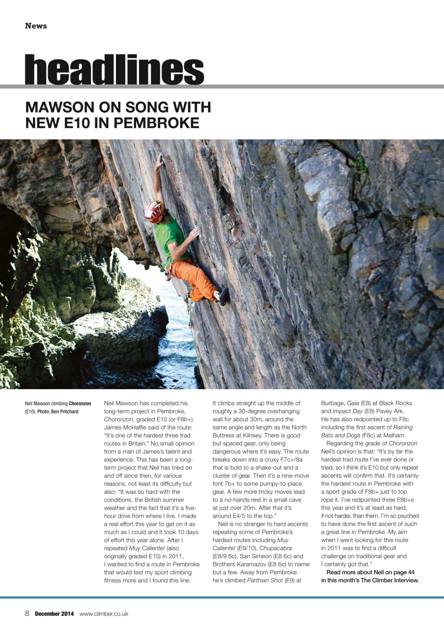 Climber Preview Pages