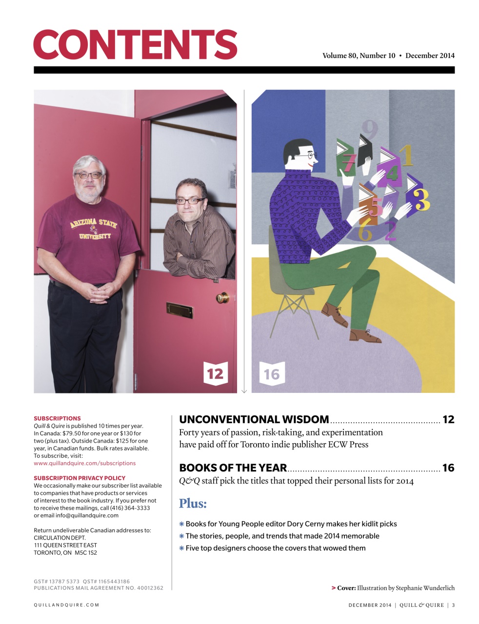 Quill & Quire Preview Pages