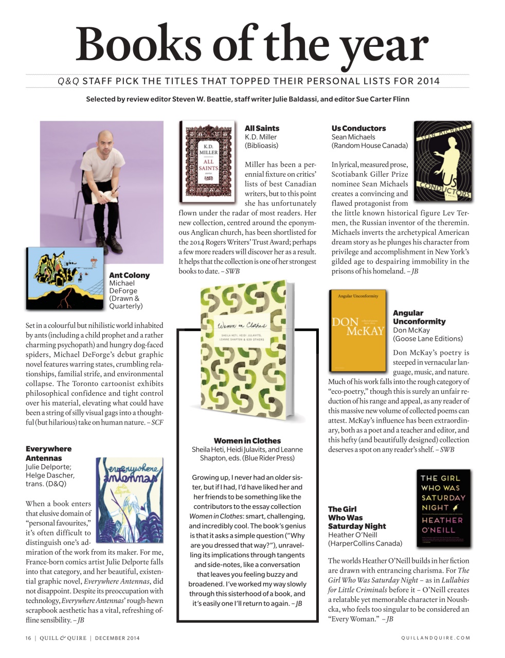 Quill & Quire Preview Pages