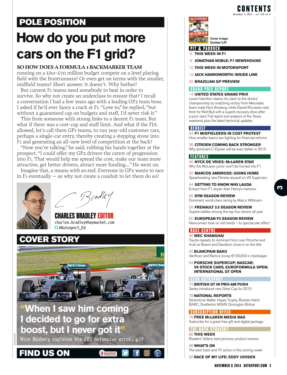 Autosport Preview Pages
