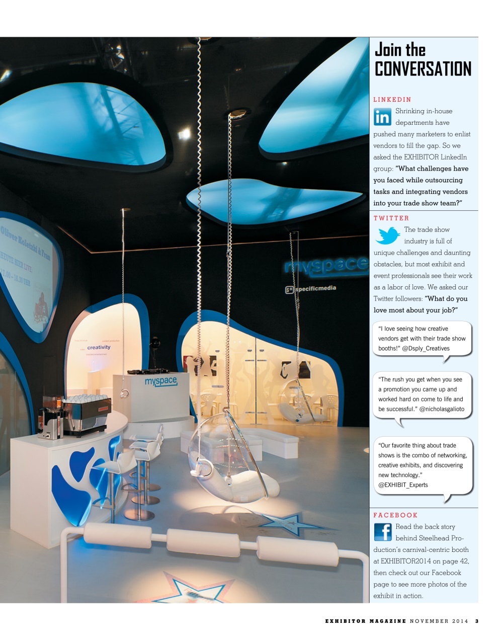 EXHIBITOR Magazine Preview Pages