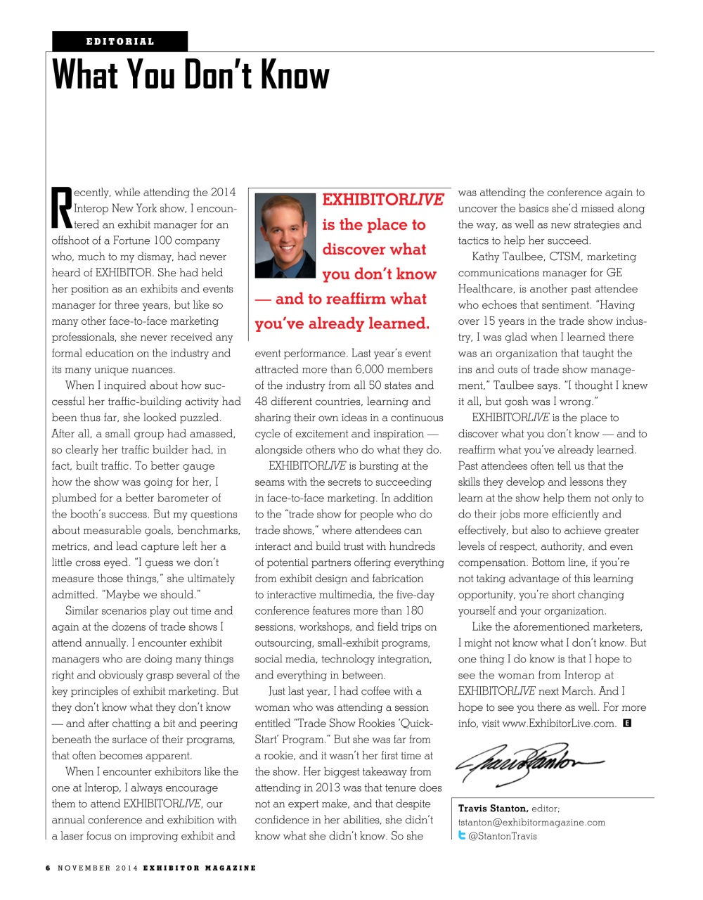 EXHIBITOR Magazine Preview Pages