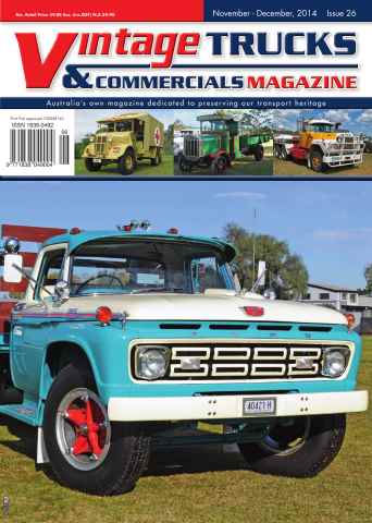 Vintage Trucks & Commercials issue Nov - Dec 2014
