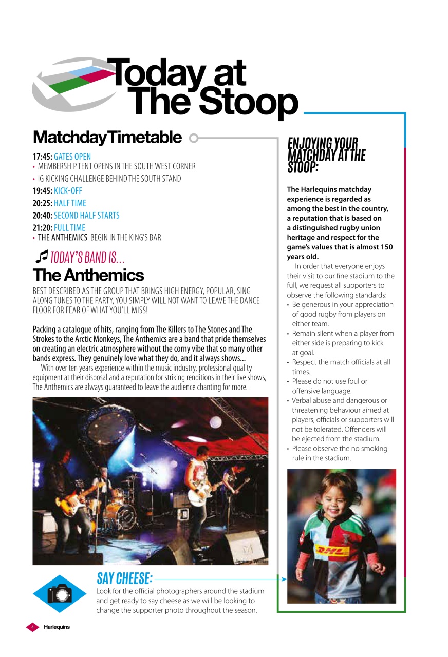 Harlequins Preview Pages