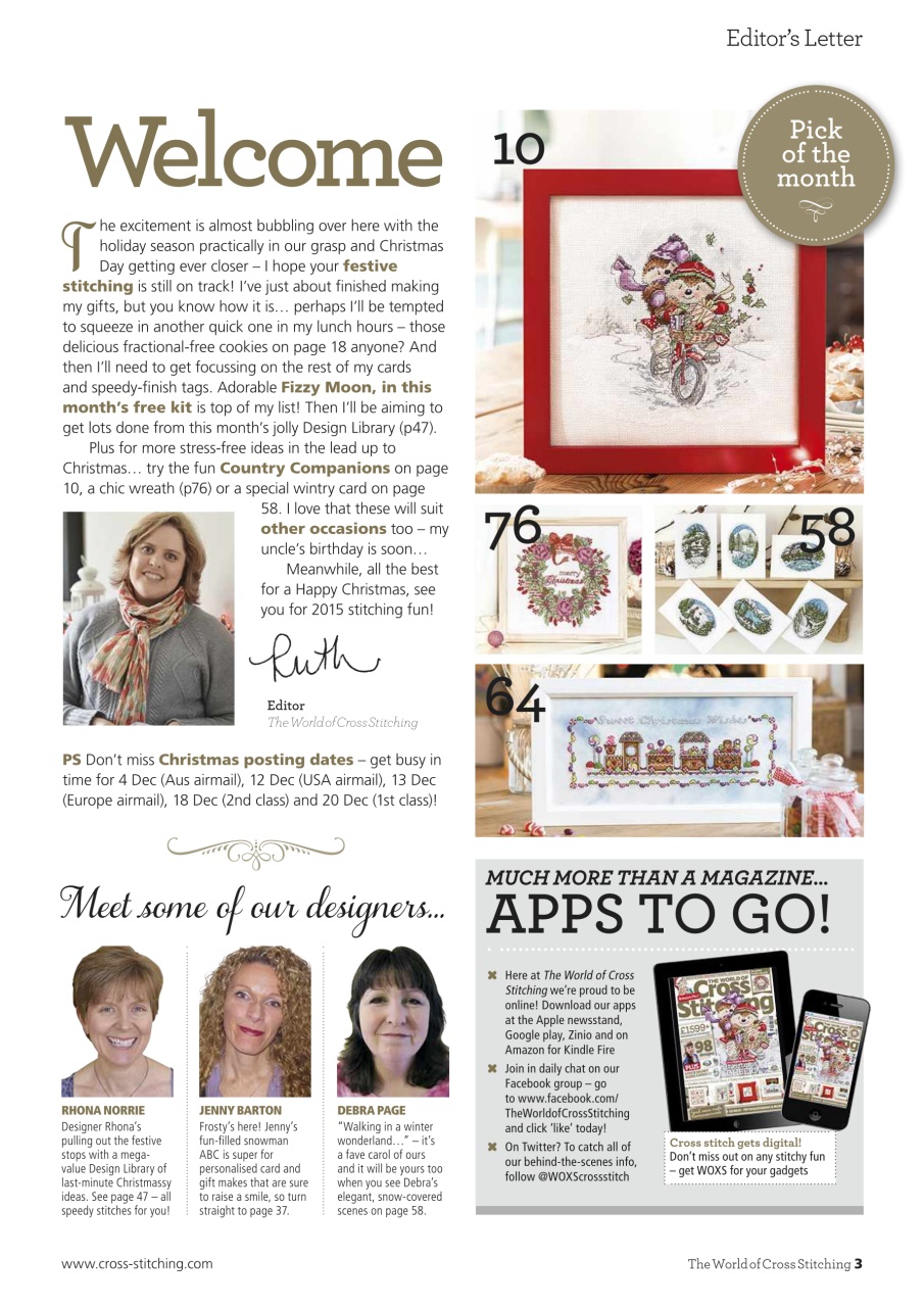The World of Cross Stitching Preview Pages