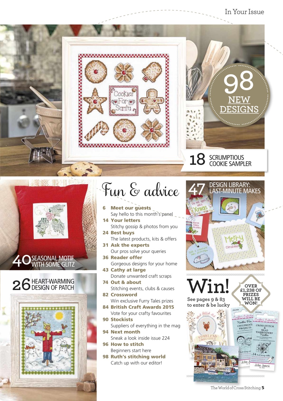 The World of Cross Stitching Preview Pages