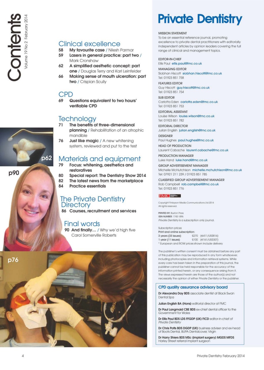 Private Dentistry Preview Pages