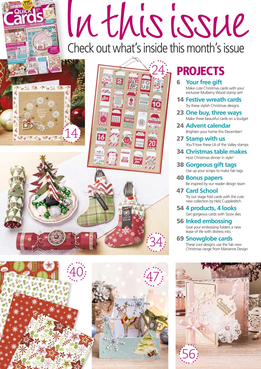 Quick Cards Made Easy Preview Pages