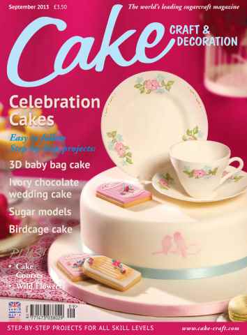 Cake Decoration & Sugarcraft Magazine issue September 2013