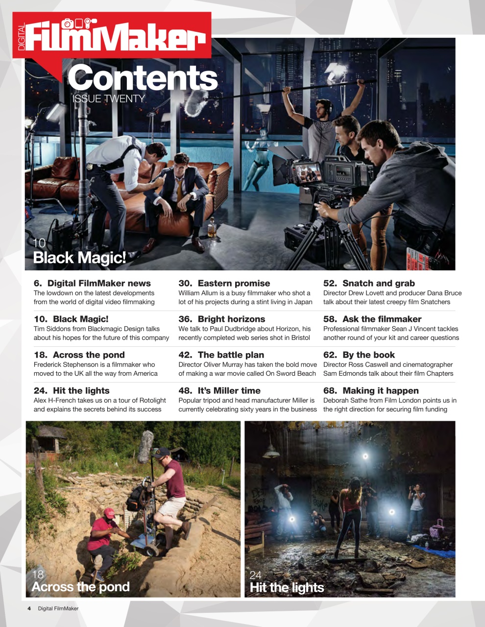 Digital FilmMaker Preview Pages