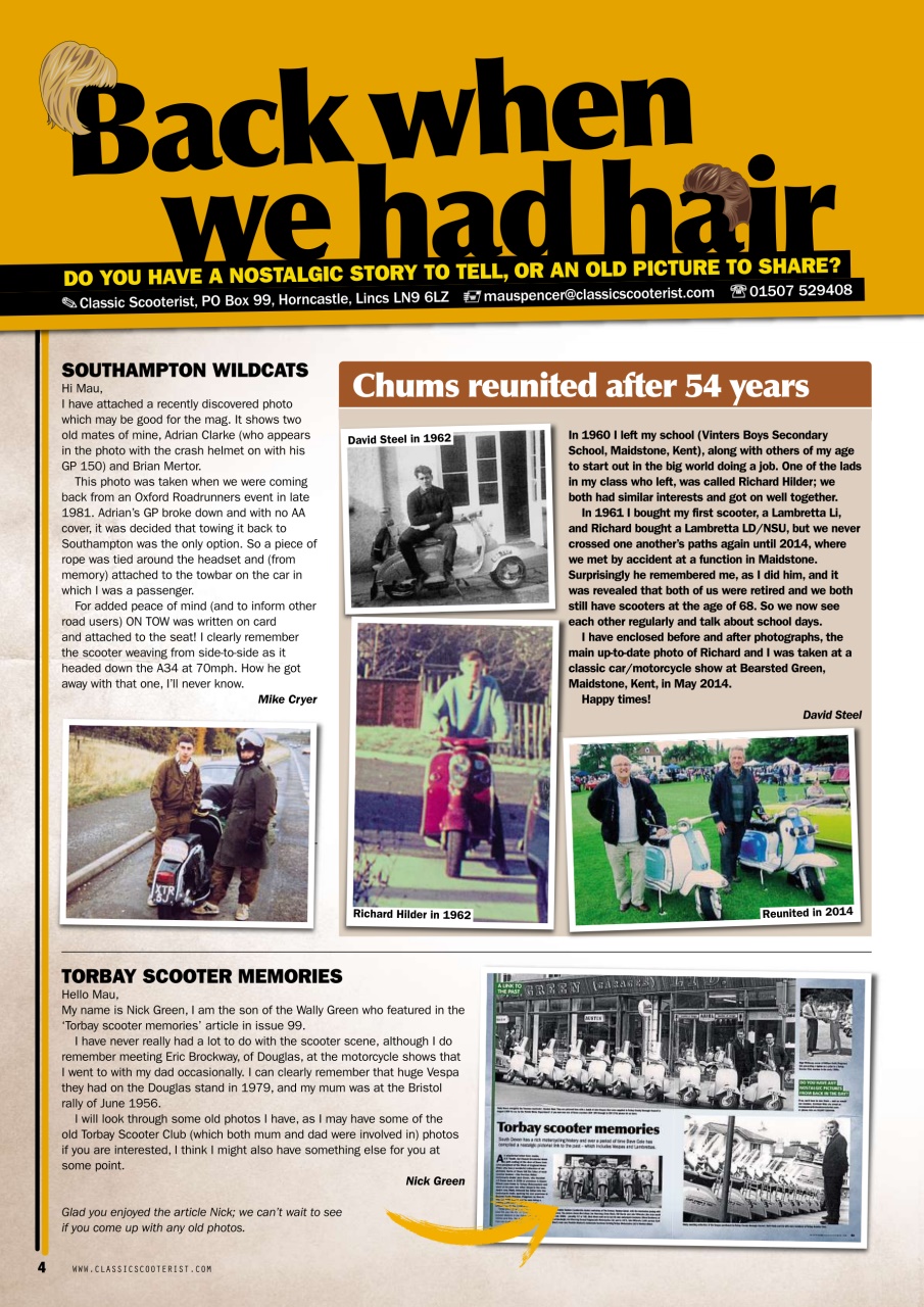 Classic Scooterist Preview Pages