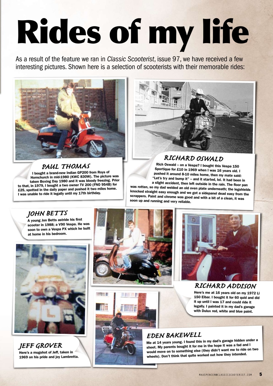 Classic Scooterist Preview Pages