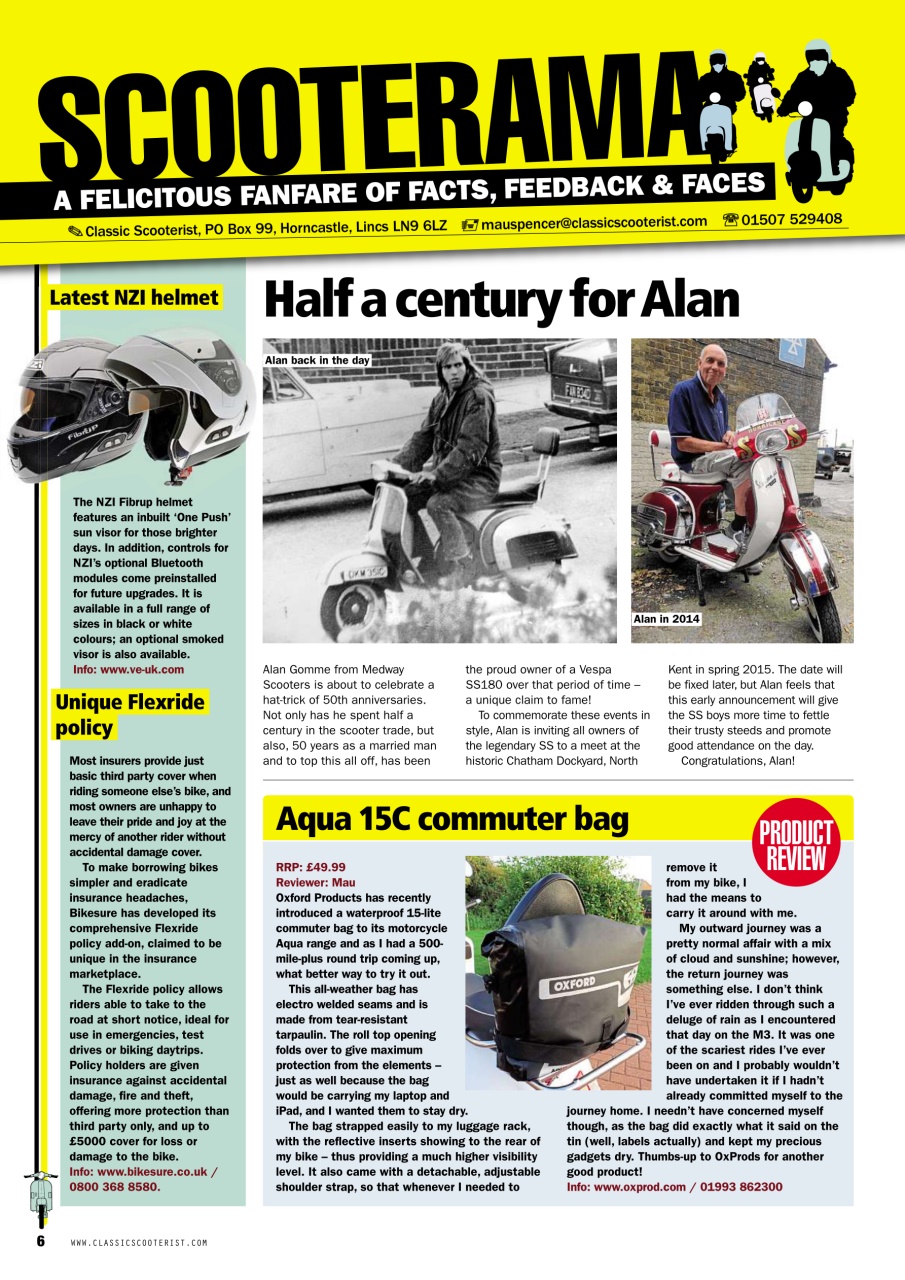 Classic Scooterist Preview Pages