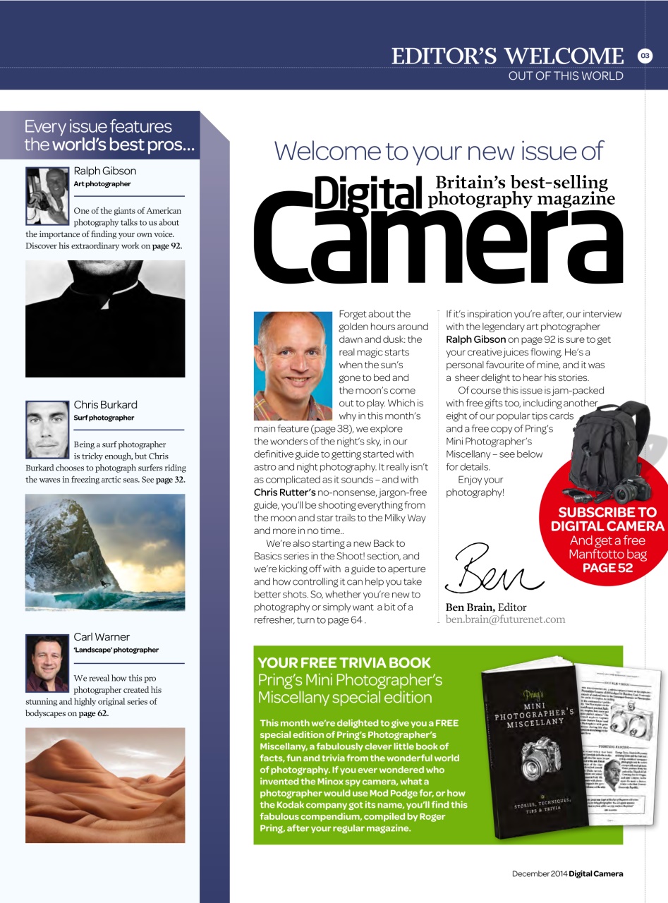 Digital Camera Magazine Preview Pages