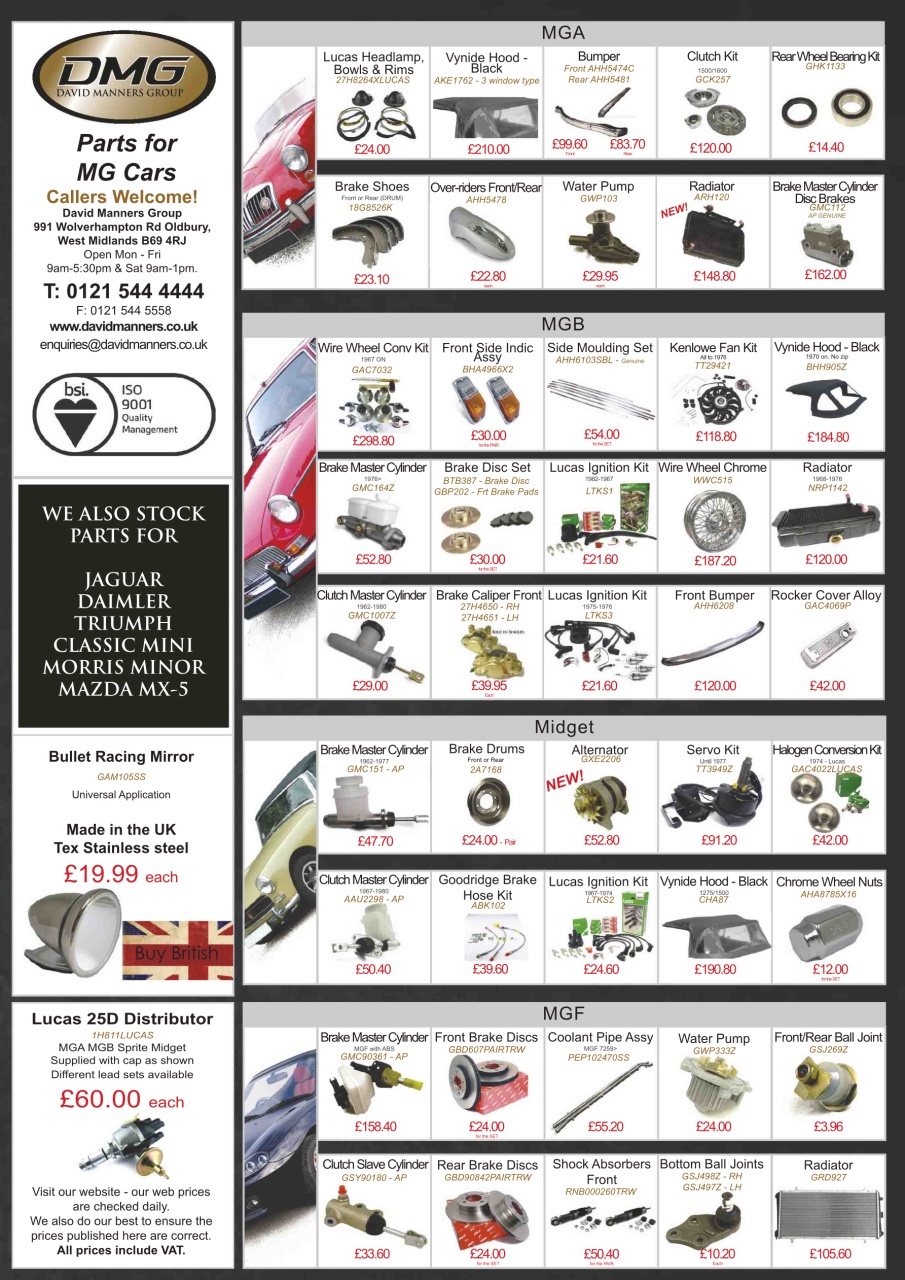 MG Enthusiast Preview Pages