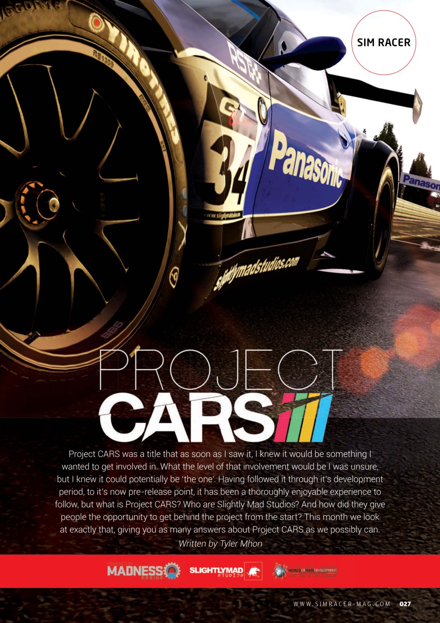 Sim Racer Preview Pages