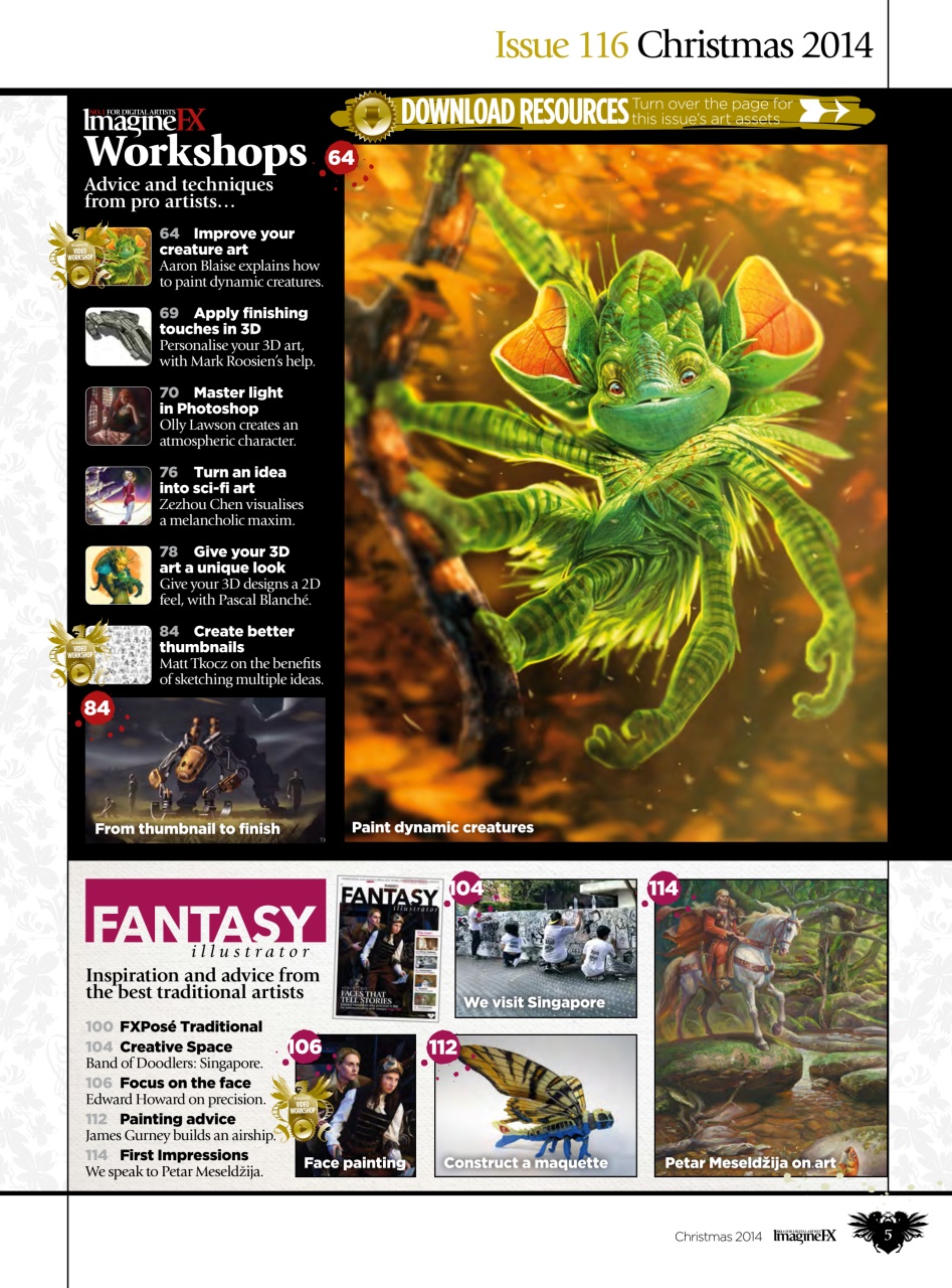 ImagineFX Preview Pages