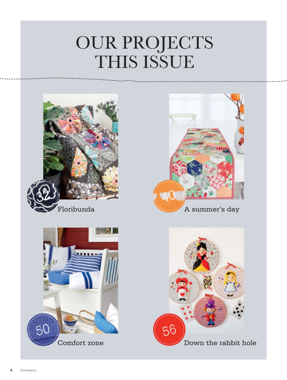 Homespun Preview Pages