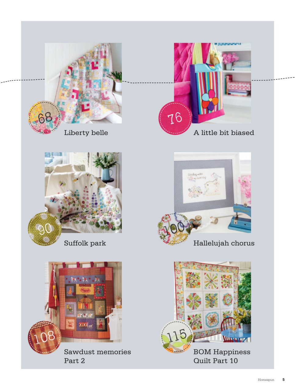 Homespun Preview Pages