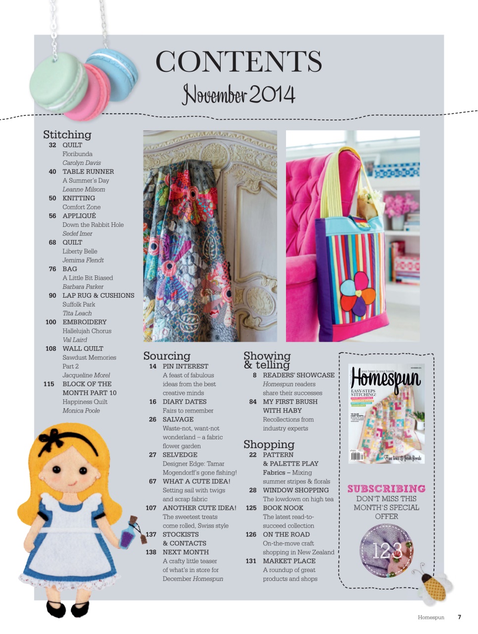 Homespun Preview Pages