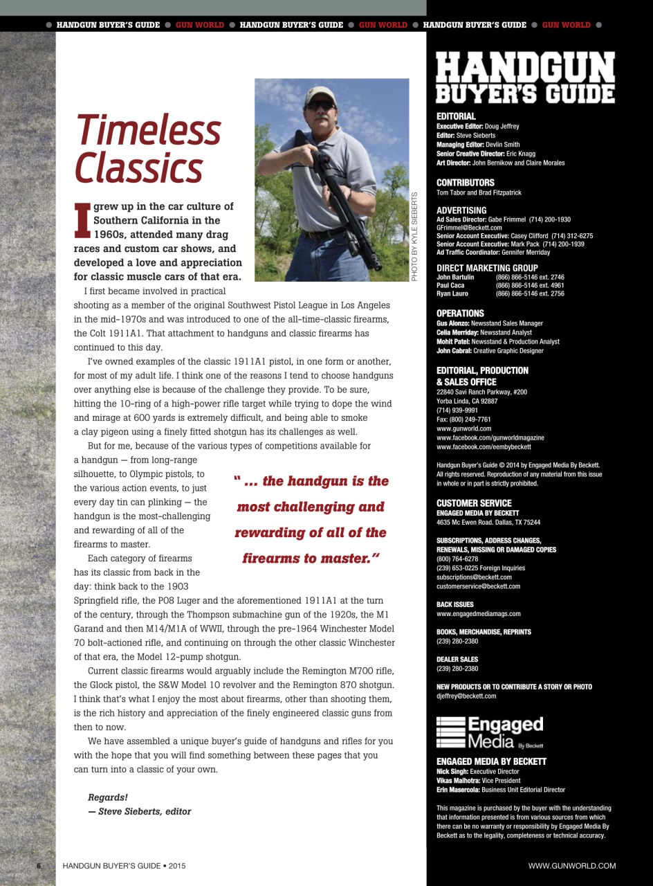 Gun World Preview Pages