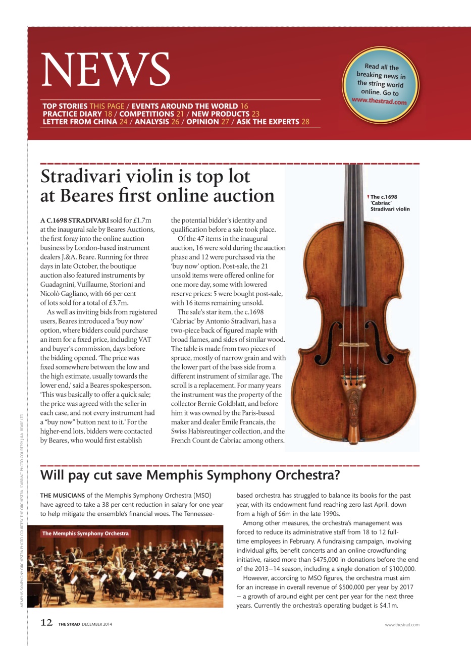 The Strad Preview Pages