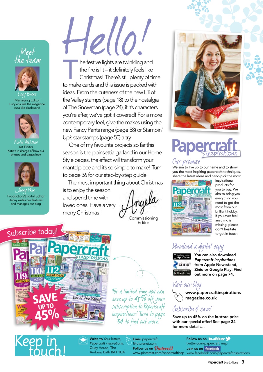 Papercraft Inspirations Preview Pages